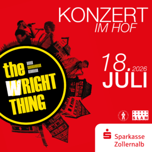 Konzert im Hof 2026: The Wright Thing live in Albstadt